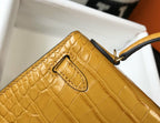 Hermes Handle Bag 19cm Yellow