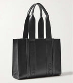CHLO¨¦ Woody medium embroidered leather tote