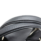 Gucci Interlocking Tassel Bag Women's Tote Leather Black