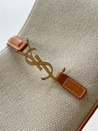 YSL LE 5 À 7 in canvas and leather - 23 X 16 X 6.5 CM