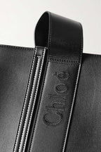 CHLO¨¦ Woody medium embroidered leather tote