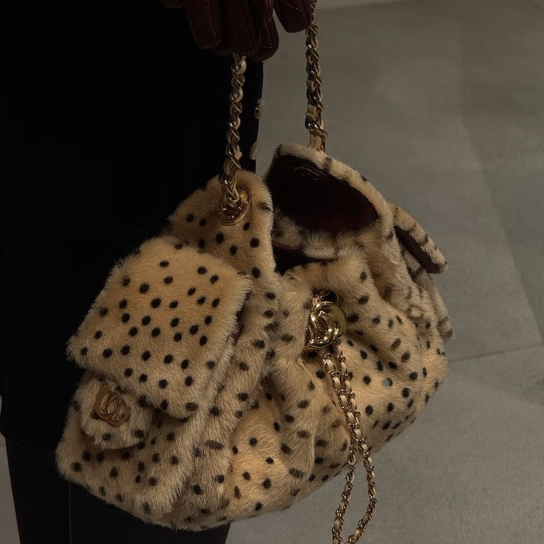 Chanel 25 Leopard Bag