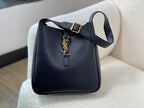 YSL Le 5 A 7 Supple Small Grained Leather Black 23 x 22 x 8.5cm