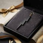 Handmade Leather Lightning Bolt Earrings – Minimalist Statement Jewelry