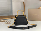 Bvlgari Serpenti Reverse Top Handle Black Bag - 22.5 X 15 X 7cm